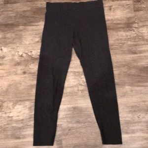 Pink dark grey leggings size large